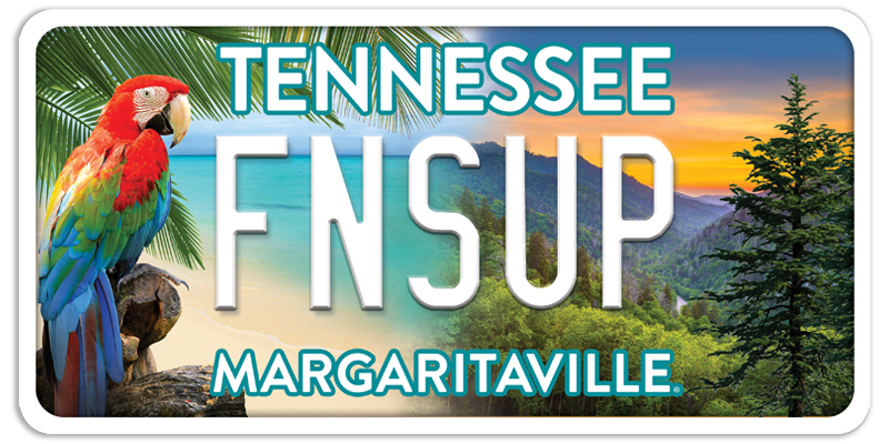 Tennessee MARGARITAVILLE Specialty License Plate